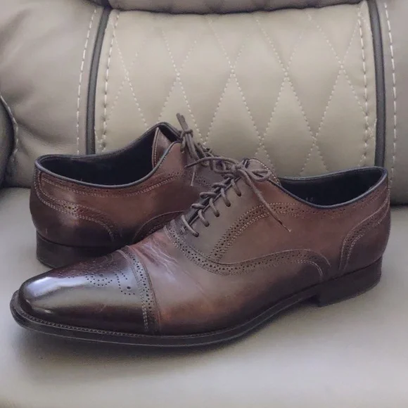 TO BOOT NEW YORK ADAM DERRICK CASUAL OXFORDS  10.5  MADE in ITALY To Boot New York Adam Derrick - Brandon 1298 Leather Cap Toe  main image 2